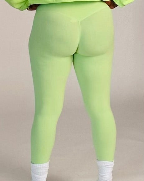 Dollar Women's Missy Pack of 1 Cotton Slim Fit Grass Green Color Ankle  Length Leggings – Dollarshoppe